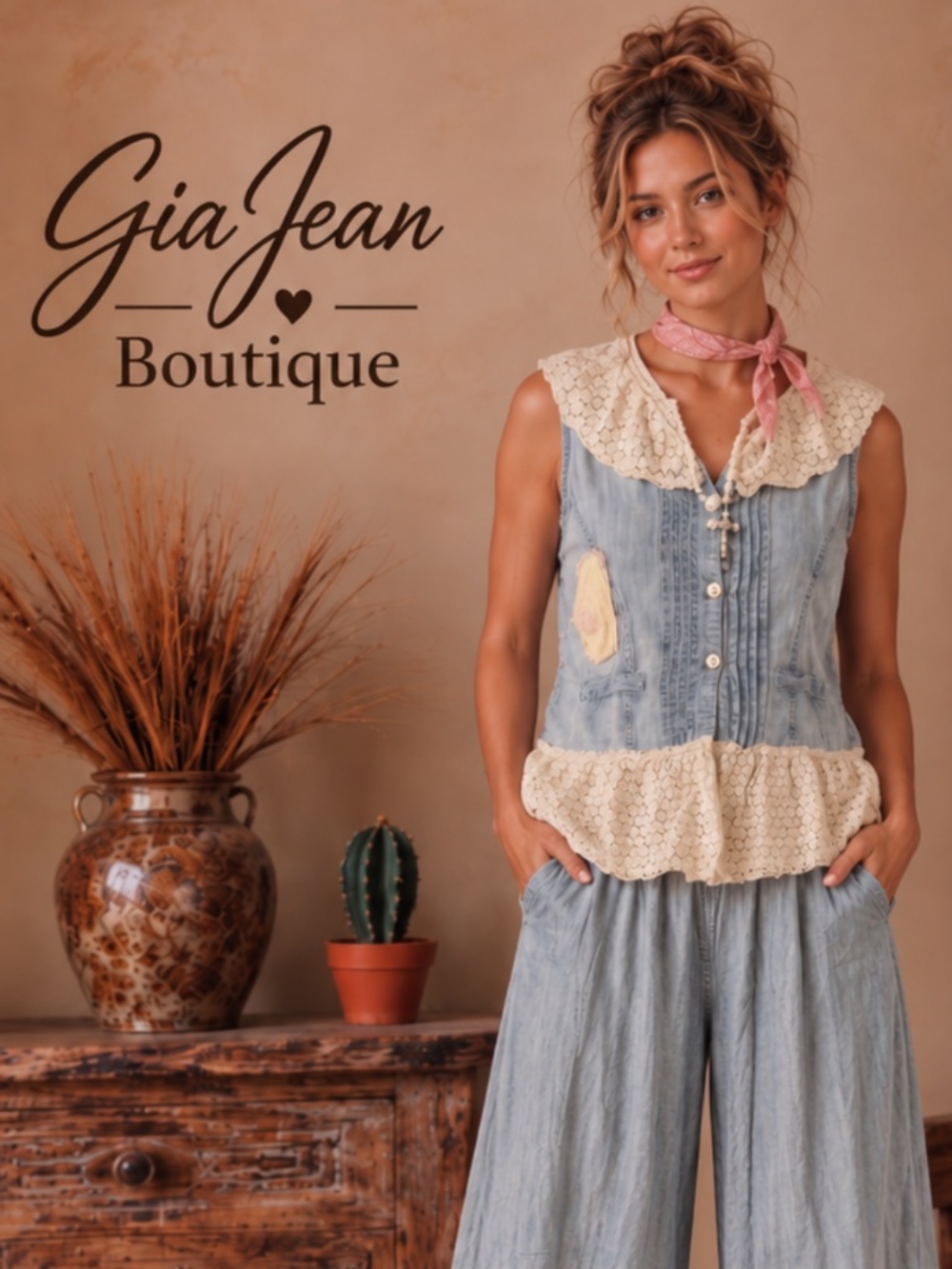 ❤️ JADED GYPSY “ WHISPERS 2 “ JADED GYPSY VINTAGE WHISPERS TOP 43